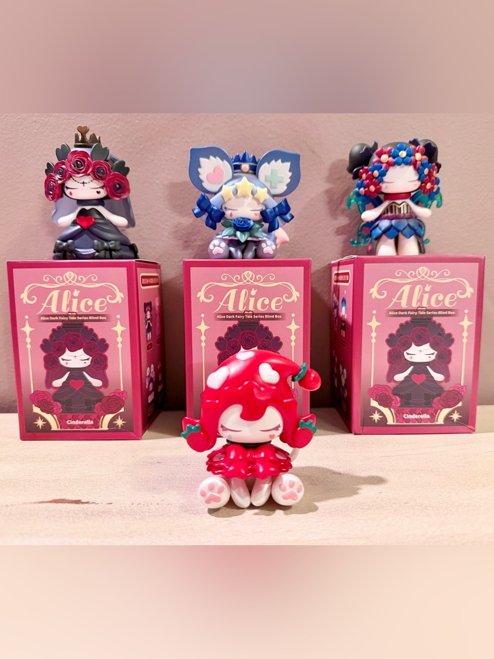 Alice Dark Fairy Tale Blind Box Set of 4 Figures